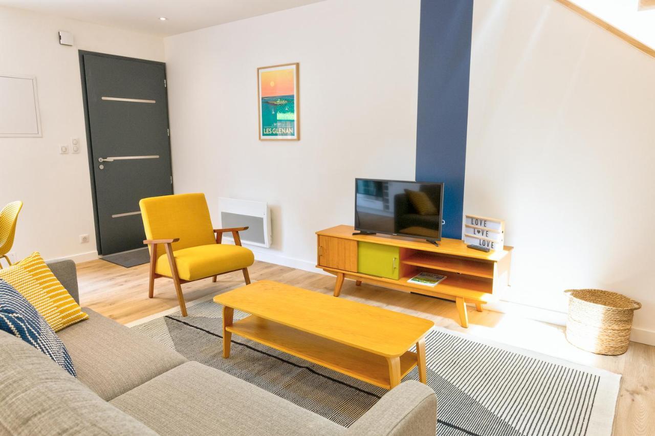 Ferienwohnung Port De Sainte-Marine : L'Ilot - Duplex & Terrasse Combrit Exterior foto